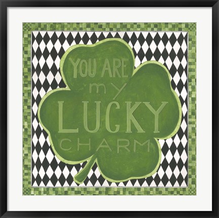 Framed Lucky Charm Print