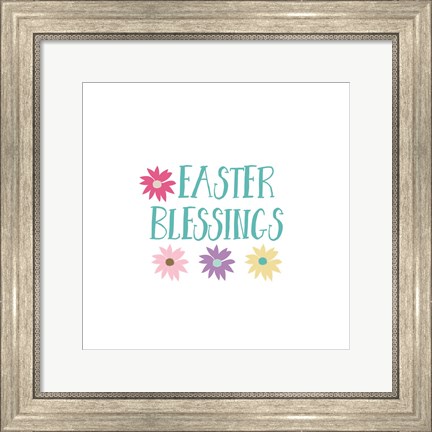 Framed Easter Blessings III Print