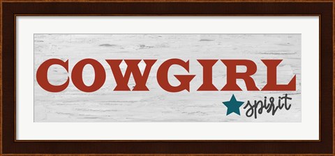 Framed Cowgirl Spirit Print