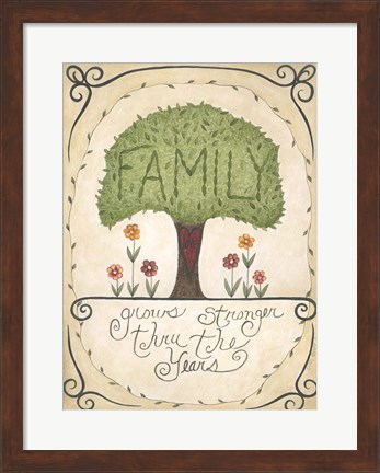 Framed Family Tree Print