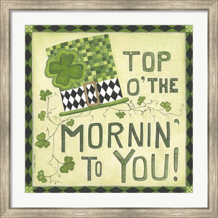 Framed Top of the Morning Print