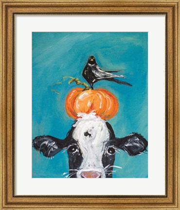 Framed Cow and Friends Print
