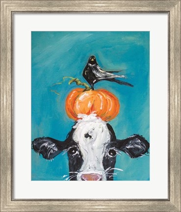 Framed Cow and Friends Print