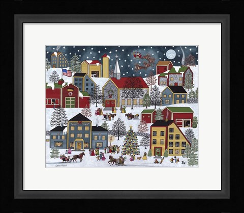 Framed Christmas Eve Print