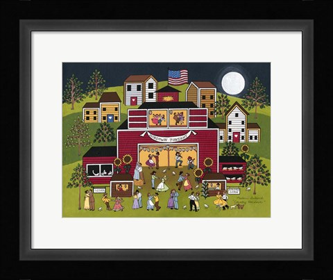 Framed Country Hoedown Print