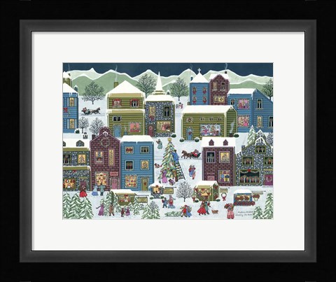 Framed Decking The Halls Print
