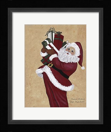 Framed Gifts From Santa Print