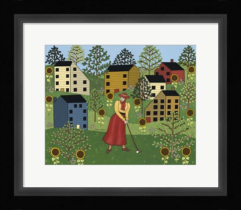 Framed Golf Gal Print