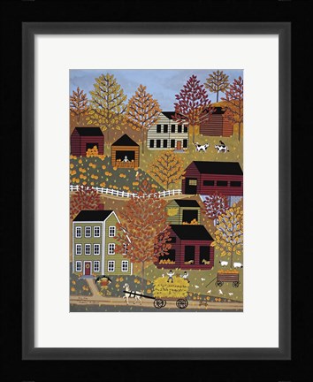 Framed Hay Ride Print