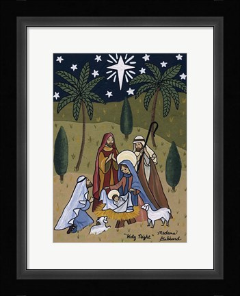 Framed Holy Night Print