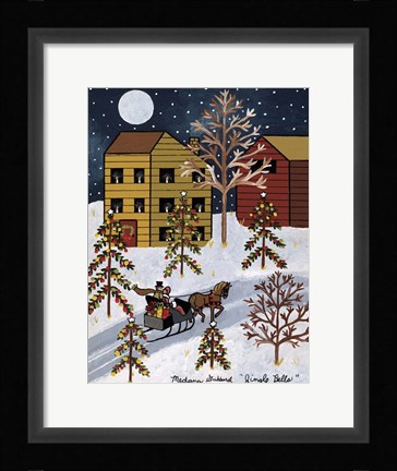 Framed Jingle Bells Print