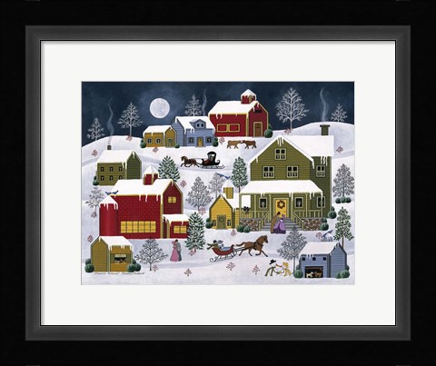 Framed Moonlit Romance Print