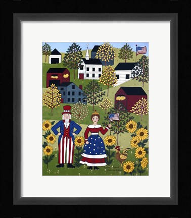 Framed Sam And Libby Print