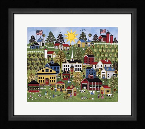 Framed Dairy Festival Print