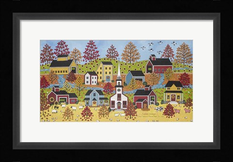 Framed When Autumn Leaves Start To Fall Print