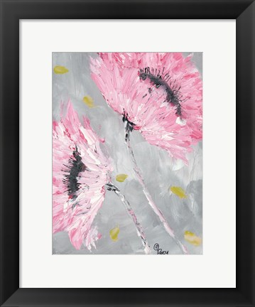 Framed Bold Pink Blooms Print