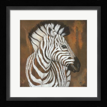 Framed Serengeti Rock Star Print