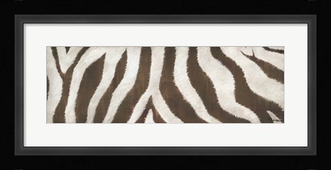 Framed Different Stripes Print