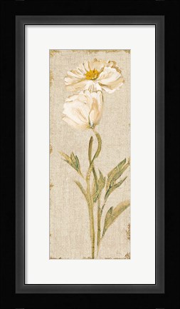 Framed Cosmo Panel on White Vintage v2 Print