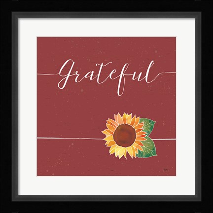 Framed Underlined Fall VIII Color Print