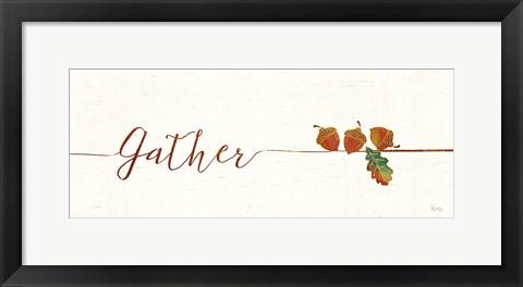 Framed Underlined Fall II Print