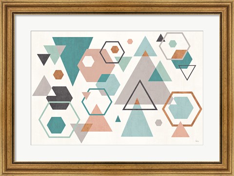 Framed Abstract Geo I Print
