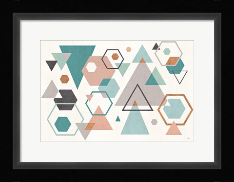 Framed Abstract Geo I Print