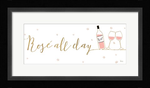Framed Underlined Bubbly I Print