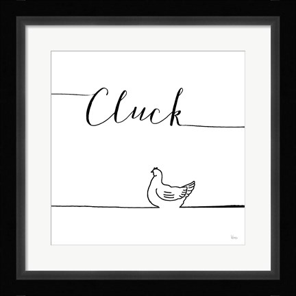 Framed Underlined Farm VIII Print