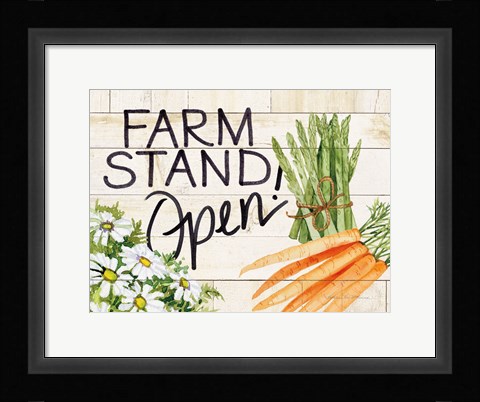Framed Life on the Farm Sign IV Print