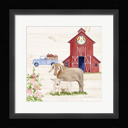 Framed Life on the Farm IV Print