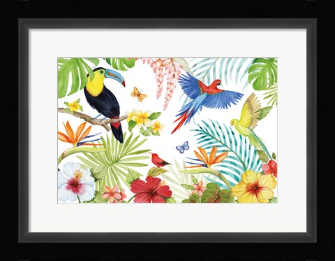 Framed Treasures of the Tropics III Print