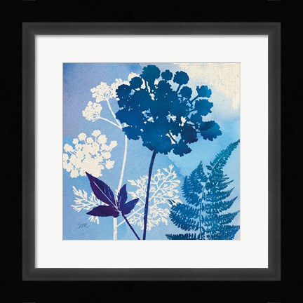 Framed Blue Sky Garden IV Print