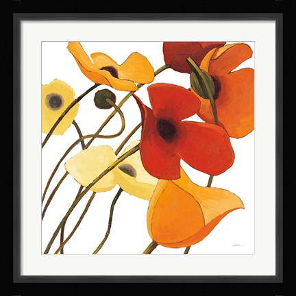 Framed Up Two on White Yellow Print