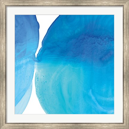 Framed Pools of Turquoise I Print