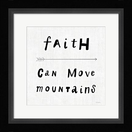 Framed Beliefs I BW Print