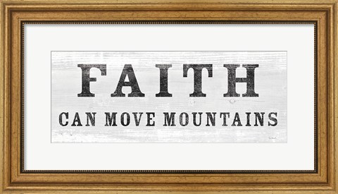 Framed Signs of Faith VI Print