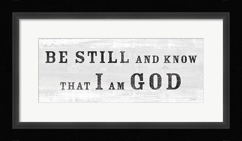 Framed Signs of Faith V Print