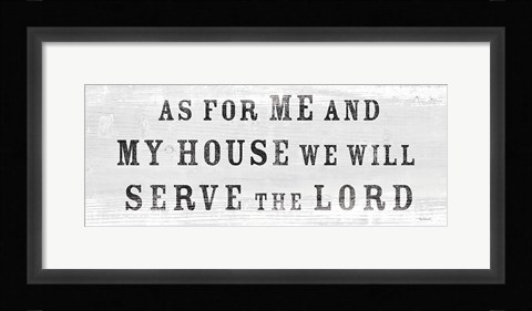 Framed Signs of Faith IV Print