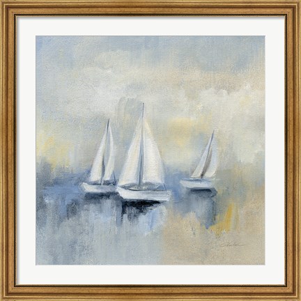 Framed Morning Sail II Print