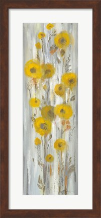 Framed Roadside Flowers II Print