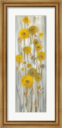 Framed Roadside Flowers I Print