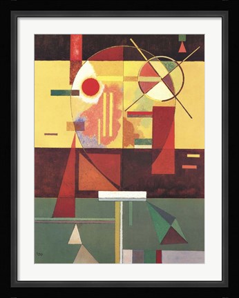 Framed Zersetzte Spannung Print