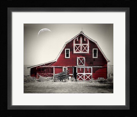 Framed Luna Barn Print