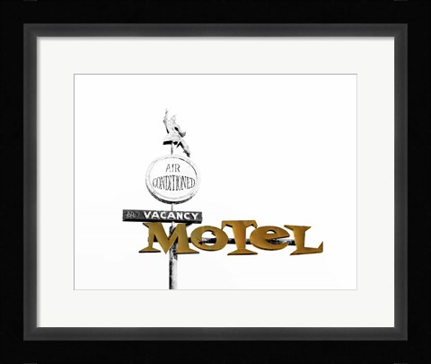 Framed Fifties Motel Print