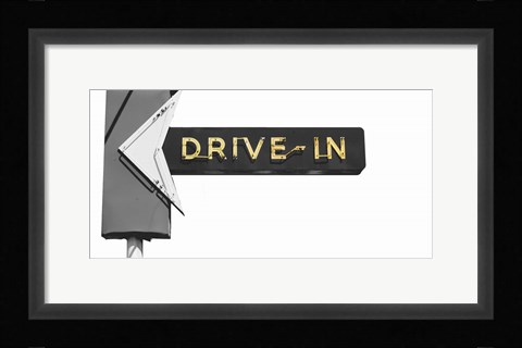 Framed Drive-in Print