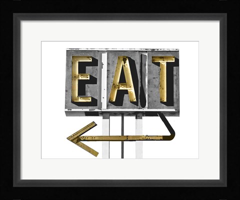 Framed Eat Print