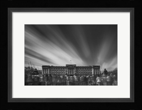 Framed Buckingham Palace S1 BW Print