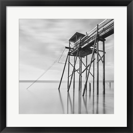 Framed Sea Geometry 1 Print