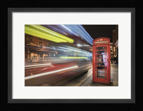 Framed Speed Night 1 Print